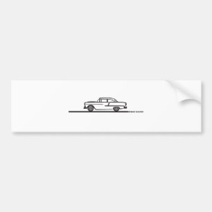 1955 Chevy Hardtop Post Bumper Sticker