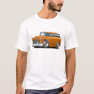 1955 Chevy Nomad Orange Car T-Shirt