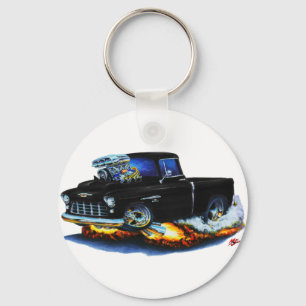 1955 Chevy Pickup Black Truck Key Ring