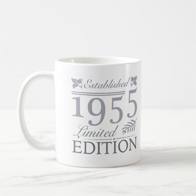 1955 Limited Edition 70th Birthday Coffee Mug (Left)