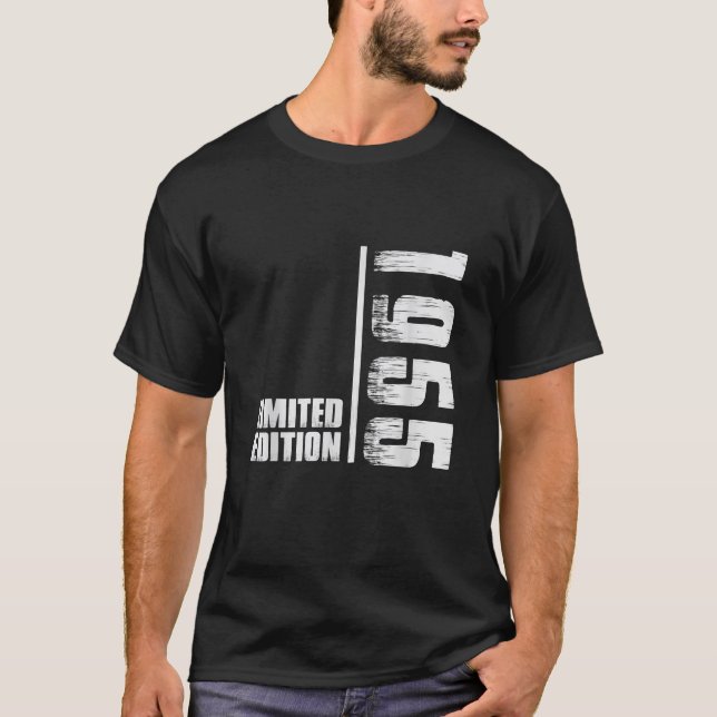 1955 Limited Edition Men Year Of Birth 1955 T-Shirt (Front)