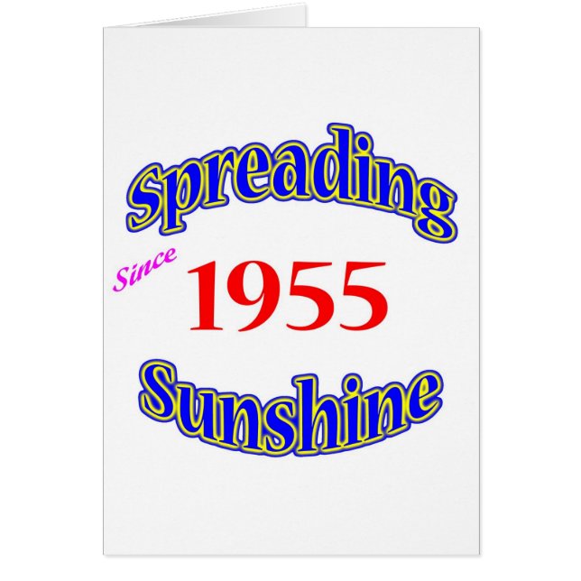 1955 Spreading Sunshine (Front)