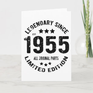 1955 Vintage Birthday Card