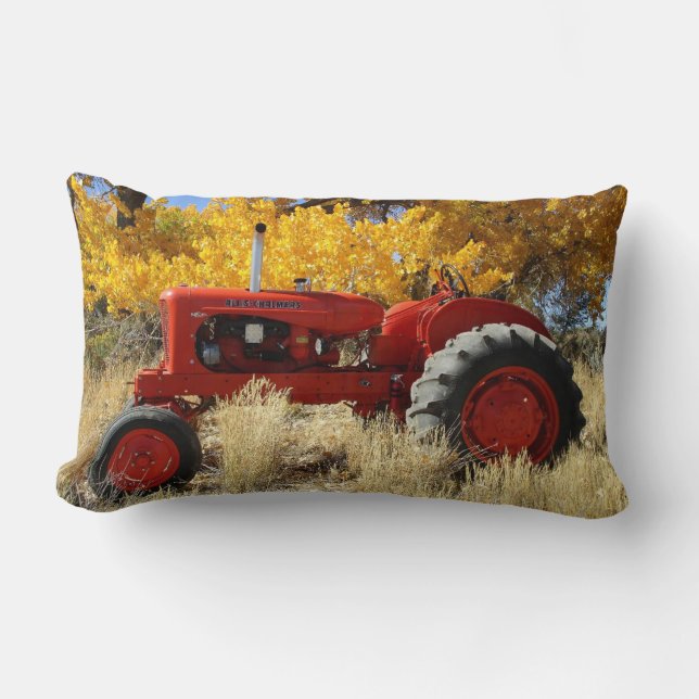 1955 WD45 Allis Chalmers Tracter Lumbar Pillow (Front)