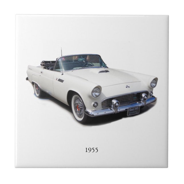1955 white convertible tile (Front)