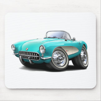 1956-57 Corvette Aqua Car Mouse Mat