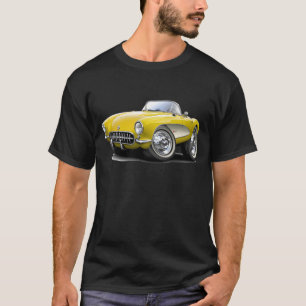 1956-57 Corvette Yellow Car T-Shirt
