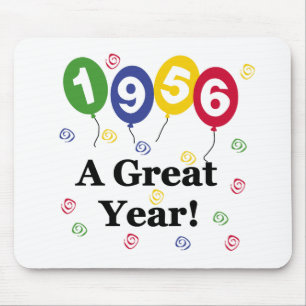 1956 A Great Year Birthday Mouse Mat