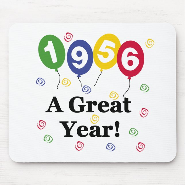 1956 A Great Year Birthday Mouse Mat (Front)