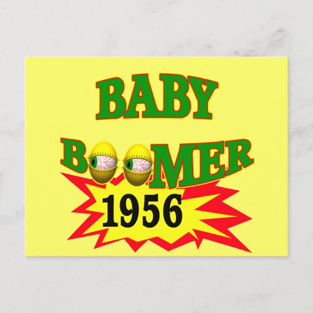 1956 Baby Boomer Postcard (Front)