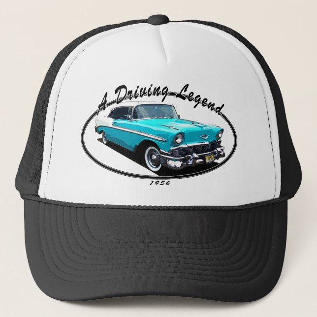 1956 BEL AIR BLUE TRUCKER HAT (Front)