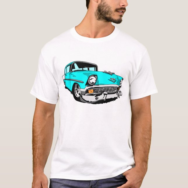 1956 Bel Air in Light Blue T-Shirt (Front)
