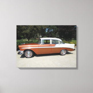 1956 Chevrolet Bel-Air 4 Door Sedan Canvas Print