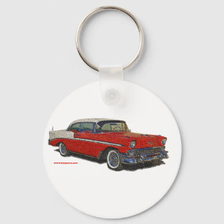 1956_Chevrolet_emboss Key Ring