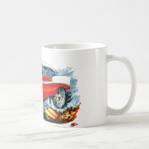 1956 Chevy 150-210 Red Car Coffee Mug