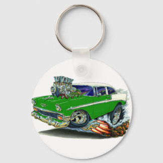 1956 Chevy Belair Green Car Key Ring