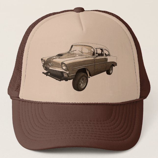 1956 Chevy Gasser Trucker Hat (Front)