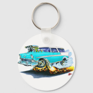 1956 Chevy Nomad Turquoise Car Key Ring