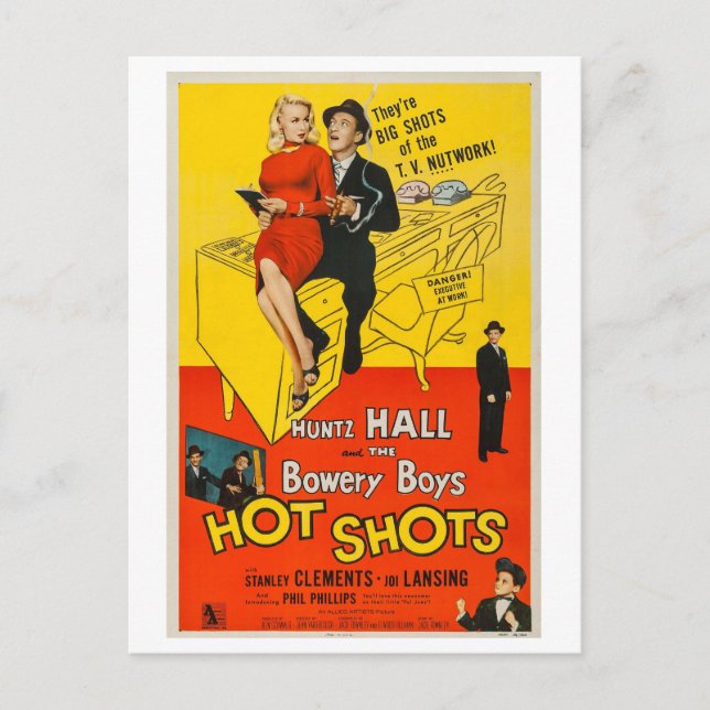 1956 film Hot Shots Postcard (Front)