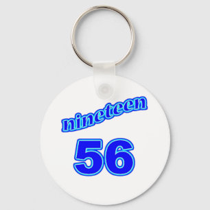 1956 Nineteen 56 Key Ring