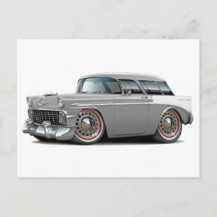 1956 Nomad Grey-White Car Postcard