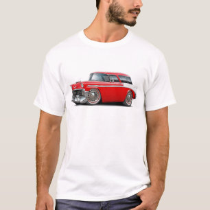 1956 Nomad Red-White Car T-Shirt