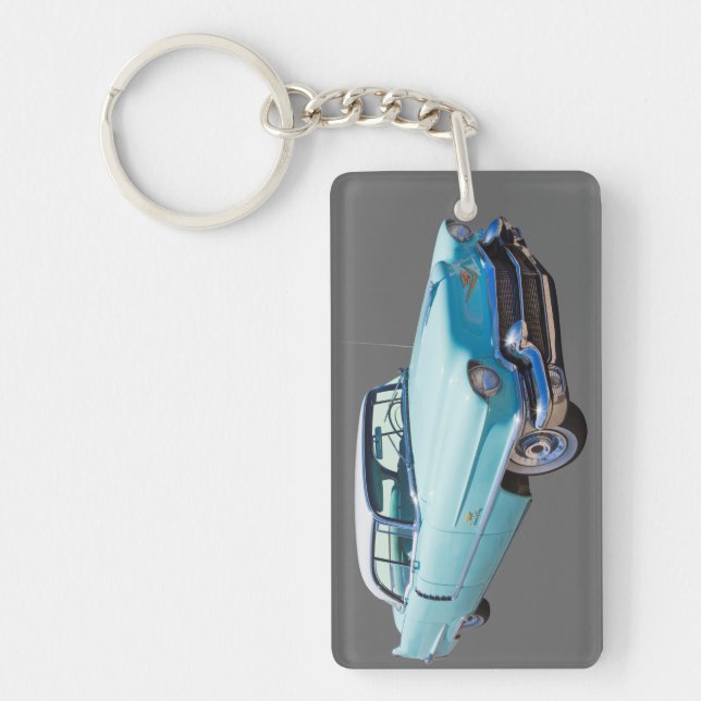 1956 Sedan Deville Cadillac Luxury Car Key Ring (Front)