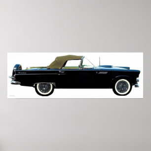 1956 T-BIRD CONVERTIBLE POSTER