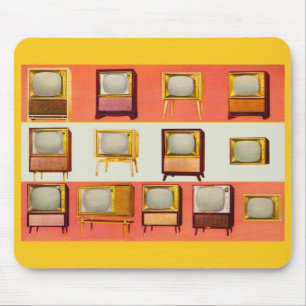 1956 television sets mouse mat