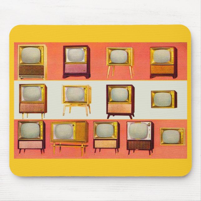 1956 television sets mouse mat (Front)