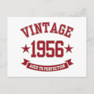 1956 Vintage Aged to Perfection Postcard