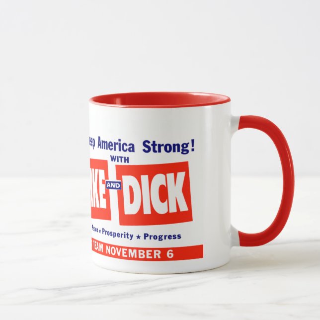 1956 Vote Ike and Dick Mug (Right)