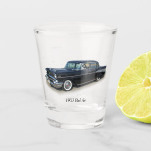 1957 Bel Air 4 Door shot glass