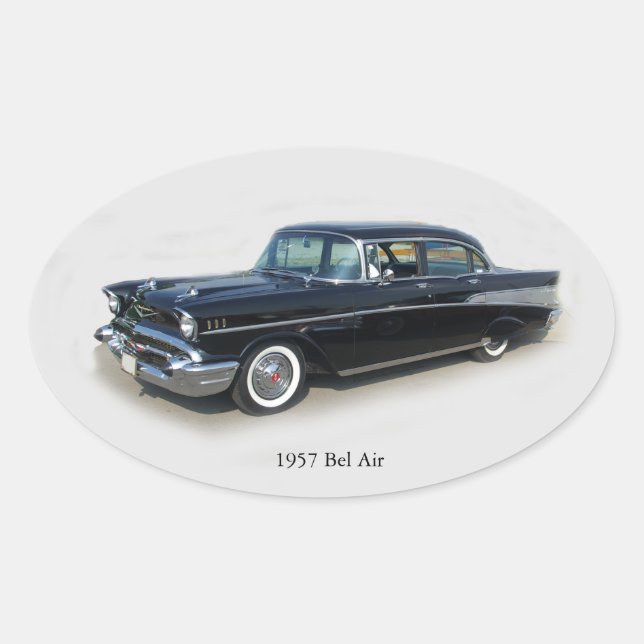 1957 Bel Air 4 Door sticker (Front)