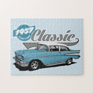 1957 Blue Custom Classic Jigsaw Puzzle
