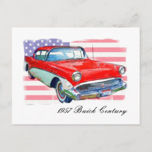1957 Buick Century Postcard