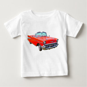 1957 Chevrolet Bel Air Convertible Antique Car Baby T-Shirt
