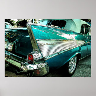 1957 Chevrolet Bel Air Convertible Poster