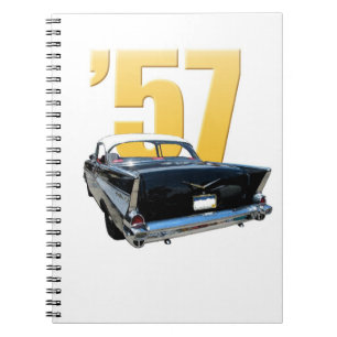 1957 Chevrolet Bel Aire Rear View Notebook