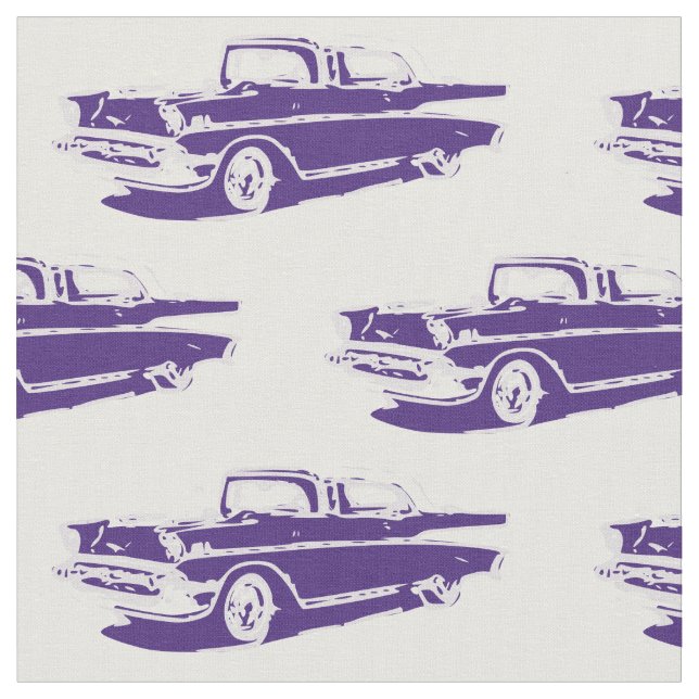 1957 Chevrolet Classic Car Fabric (Close Up)