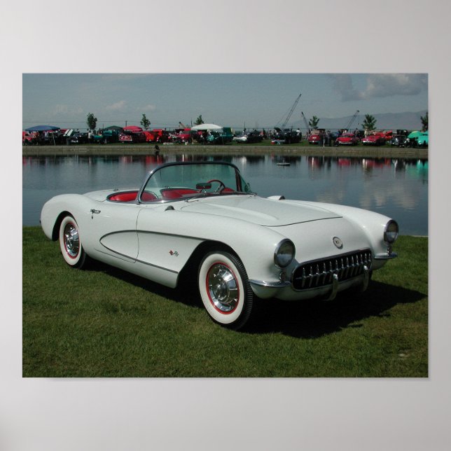 1957 Chevrolet Corvette Poster (Front)