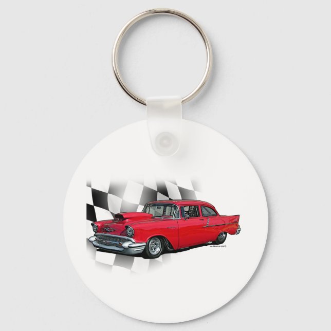 1957 Chevrolet Dragster Key Ring (Front)