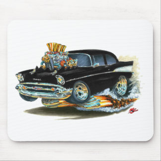 1957 Chevy 150-210 Black Car Mouse Mat