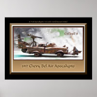 1957 Chevy Bel Air, Art Car, Junk, Post Apocalypse