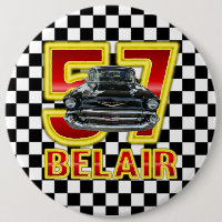 1957 Chevy Bel Air Button.