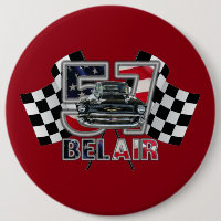 1957 Chevy Bel Air Button.