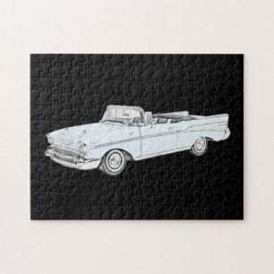 1957 Chevy Bel Air convertible Jigsaw Puzzle