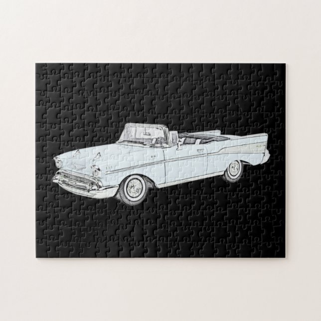 1957 Chevy Bel Air convertible Jigsaw Puzzle (Horizontal)