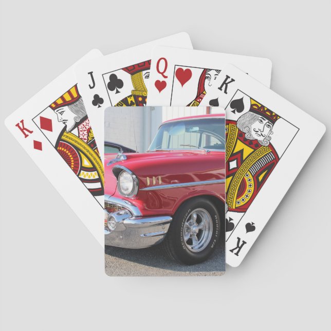 1957 CHEVY BEL AIR DECK OF PLAYING CARDS (Back)