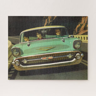 1957 Chevy Bel Air Jigsaw Puzzle